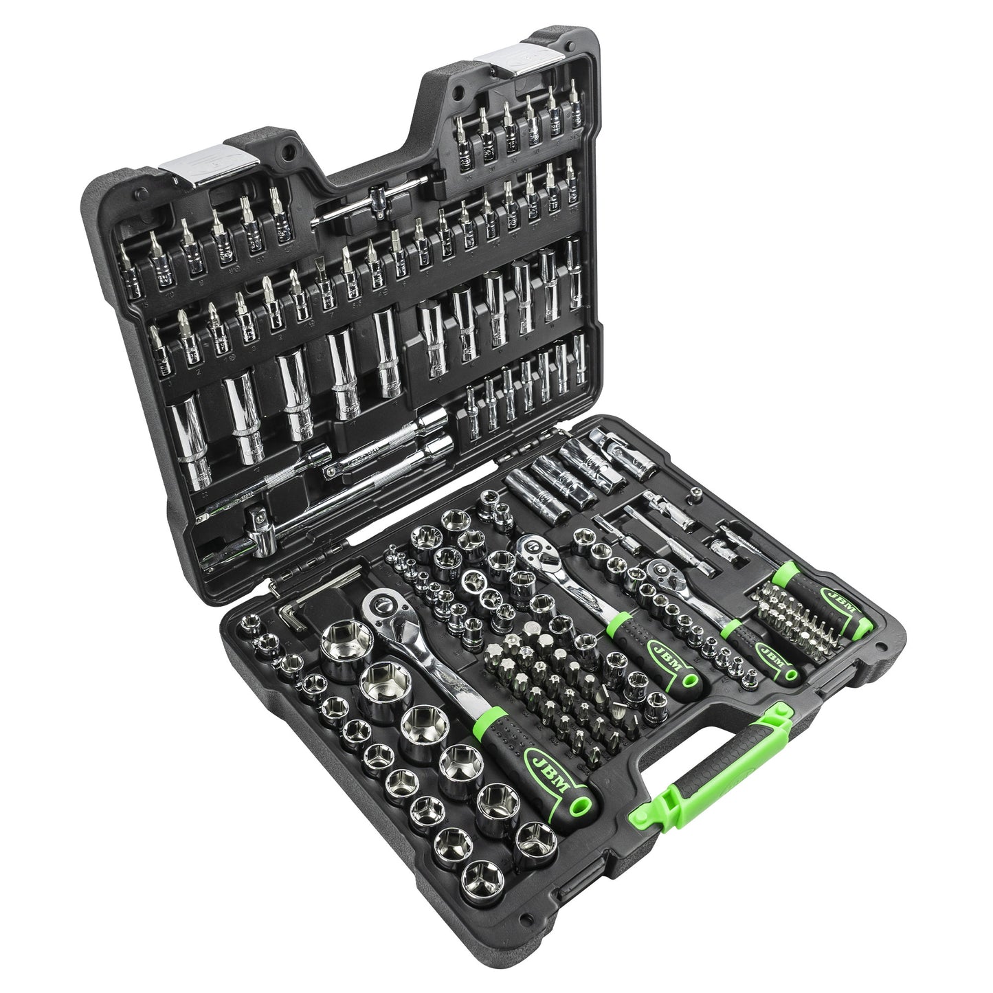179 PIECES HEX SOCKET SET - CHROME FINISH