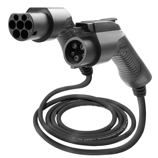 ELECTRIC CAR CHARGING CABLE, 3.6KW, 16 A, TYPE 1 TO TYPE 2 (SINGLE-PHASE)