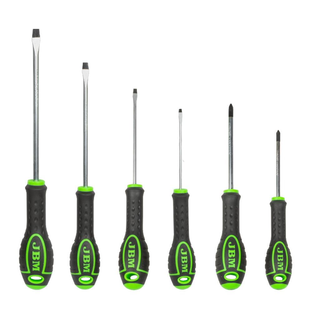 6 PIECES SCREWDRIVER SET (2 PHILIPS + 4 FLAT)