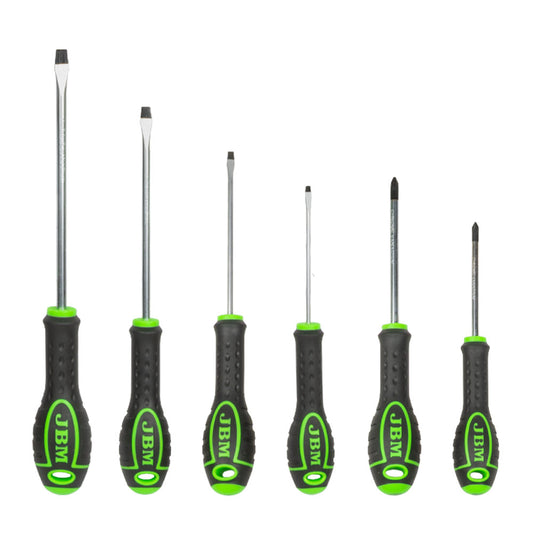6 PIECES SCREWDRIVER SET (2 PHILIPS + 4 FLAT)