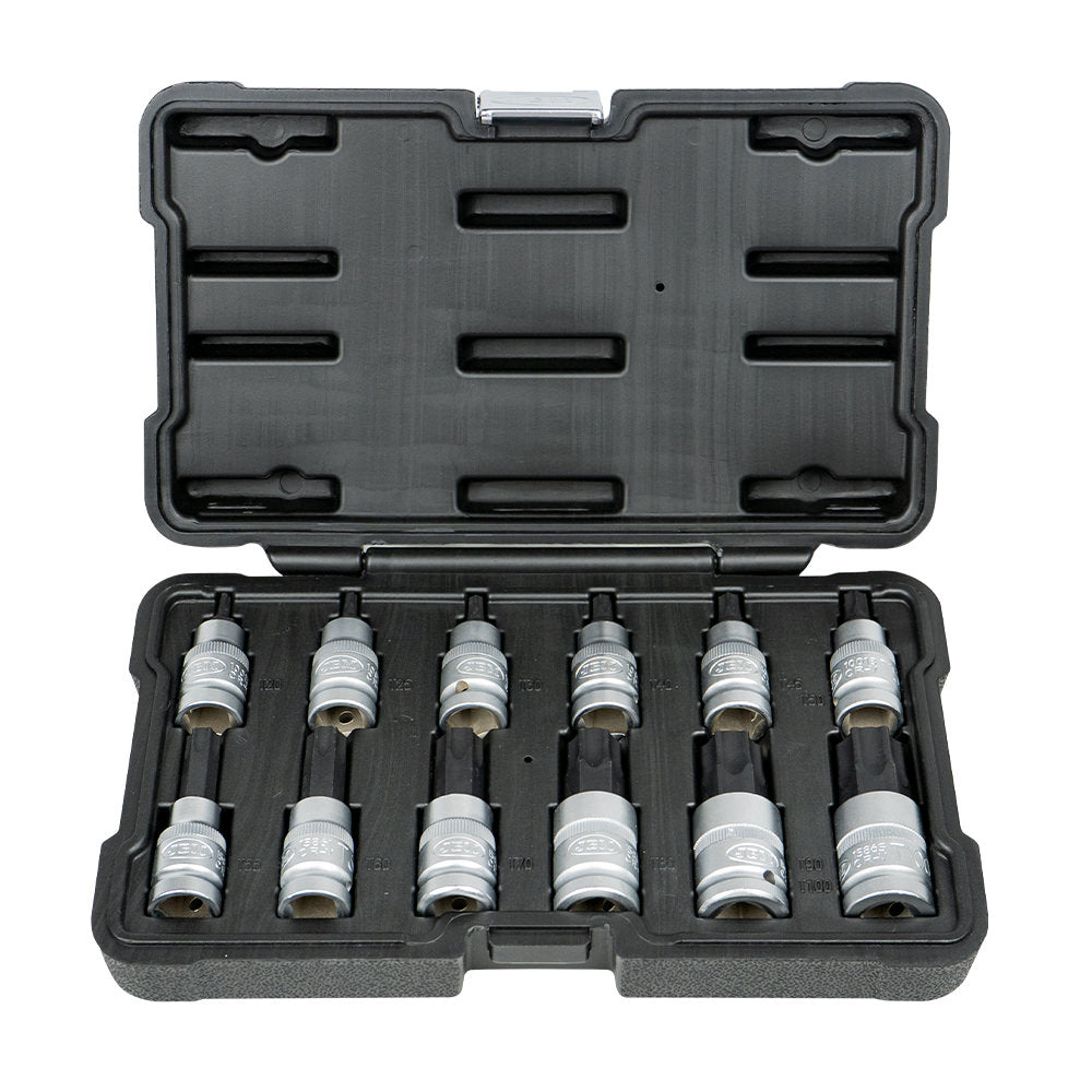 12 PIECES BIT SOCKET SET 1/2" TORX