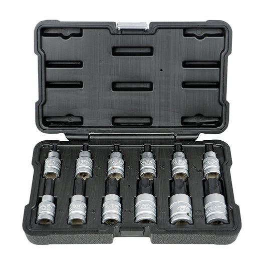 12 PIECES BIT SOCKET SET 1/2" TORX