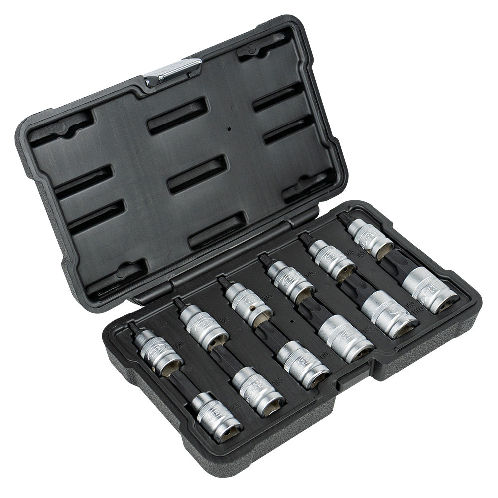 12 PIECES BIT SOCKET SET 1/2" TORX