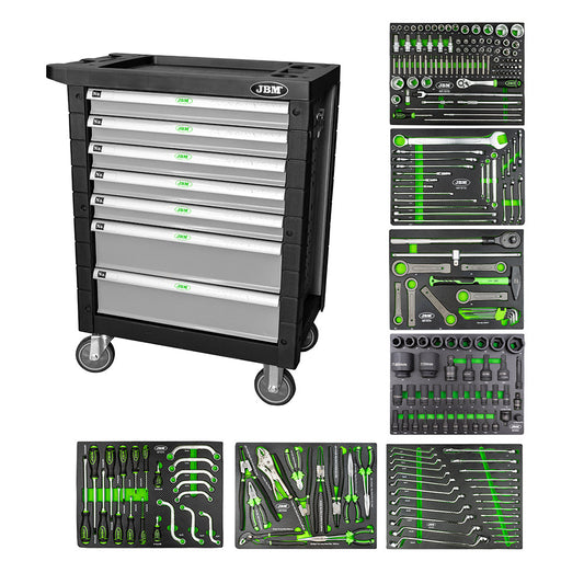 TOOL TROLLEY 7 DRAWERS GRAY SPECIAL FOR TRUCKS