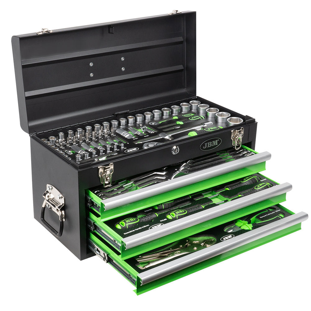 143 PIECES METAL TOOL BOX  - ZINC FINISH
