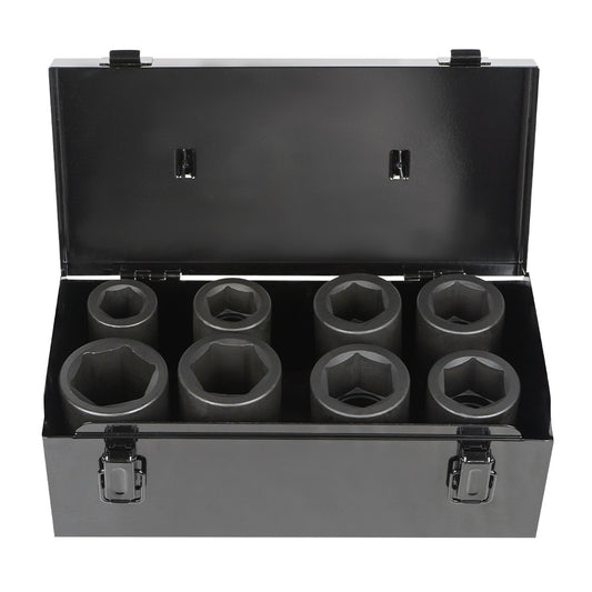 8 PIECE 1" LARGE IMPACT SOCKET SET