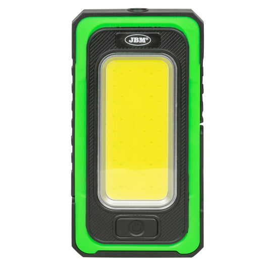 PORTABLE LED WORK LIGH WITH RECHARGEABLE SOLAR MAGNETIC BASE - 800LM