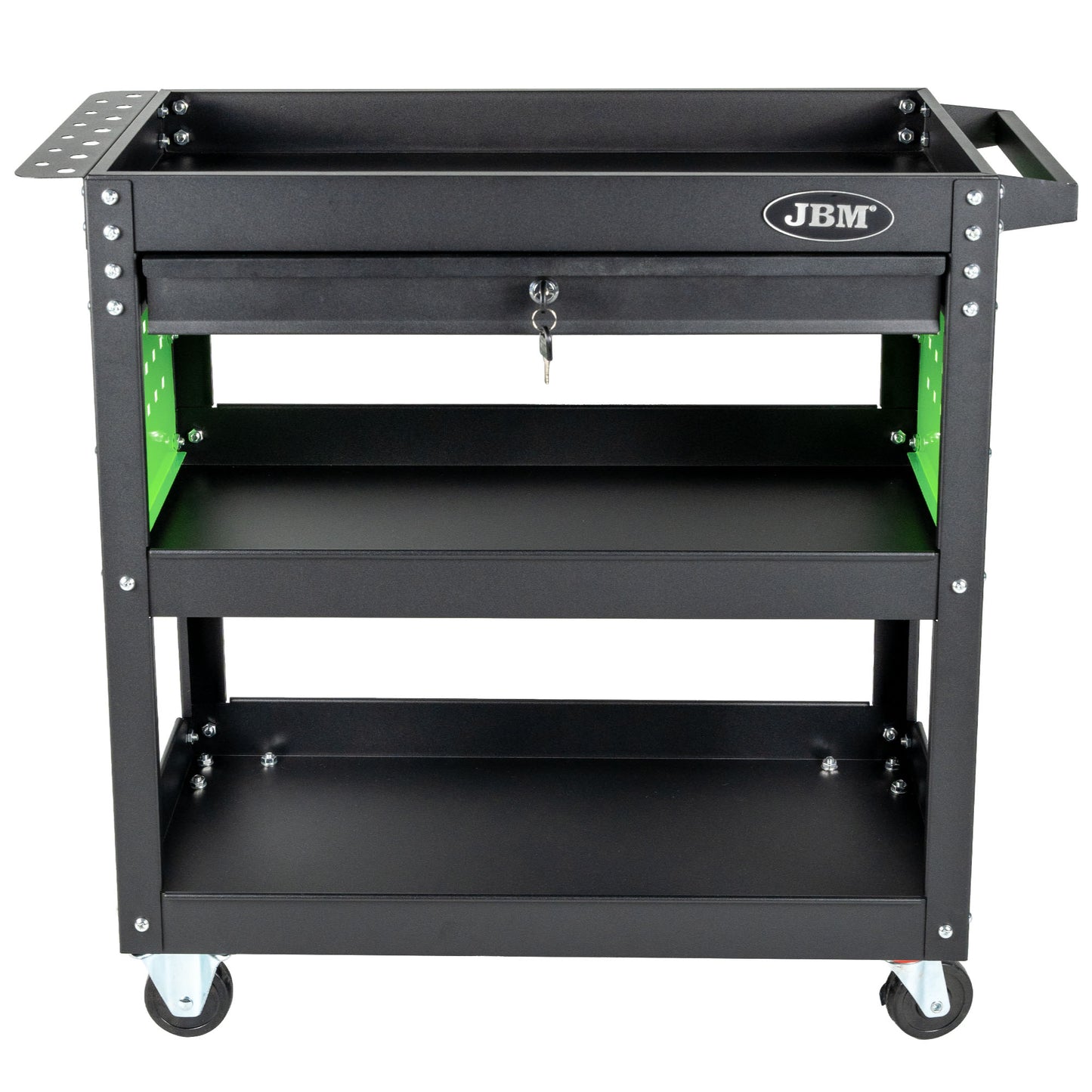 3-LEVEL WORKSHOP TROLLEY WITH 1 DRAWER