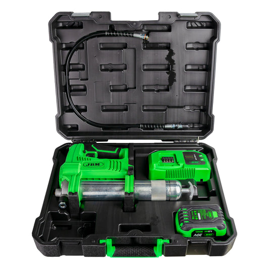 CORDLESS GREASE GUN WITH STORAGE CASE