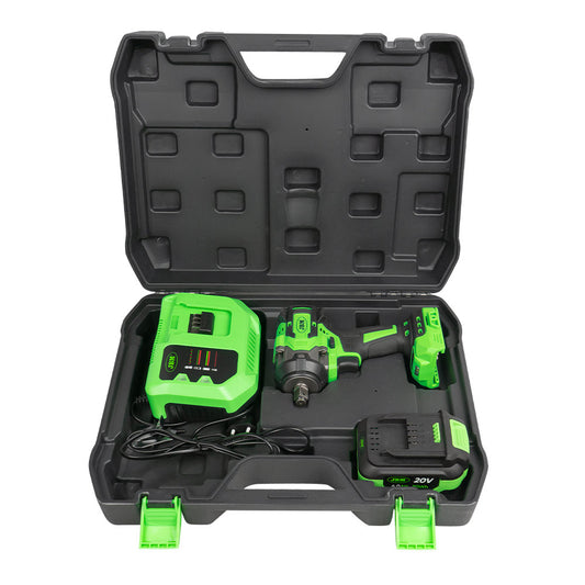1/2" 800NM CORDLESS BRUSHLESS IMPACT WRENCH WITH STORAGE CASE