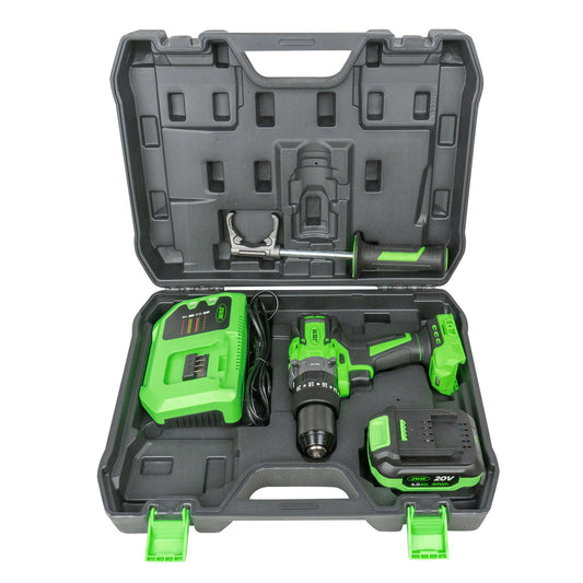 DOUBLE SPEED IMPACT DRILL WITH STORAGE CASE