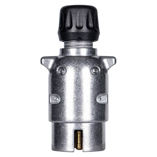 7 pin metal plug with nut 12V