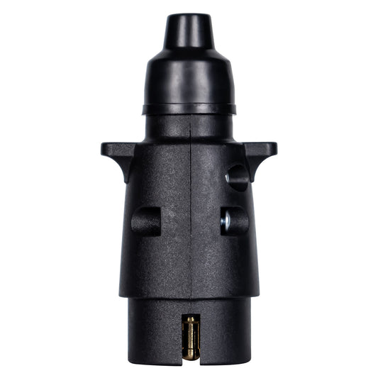 7 pin plastic plug  rubber end 12V