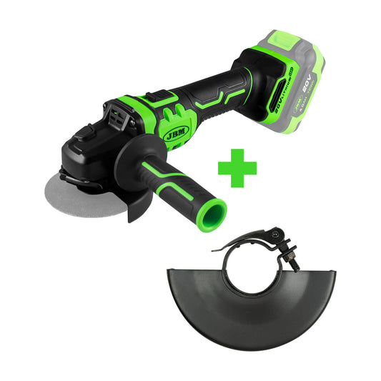 60008 BRUSHLESS ANGLE GRINDER + 14808 125MM WHEEL GUARD