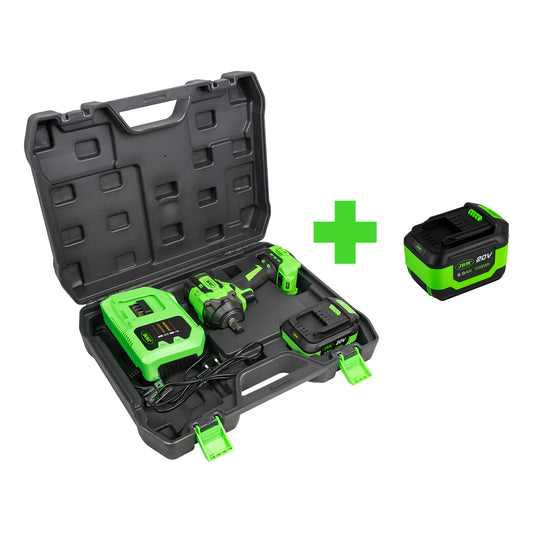 1/2” BRUSHLESS IMPACT WRENCH REF.60046 800NM + 60015