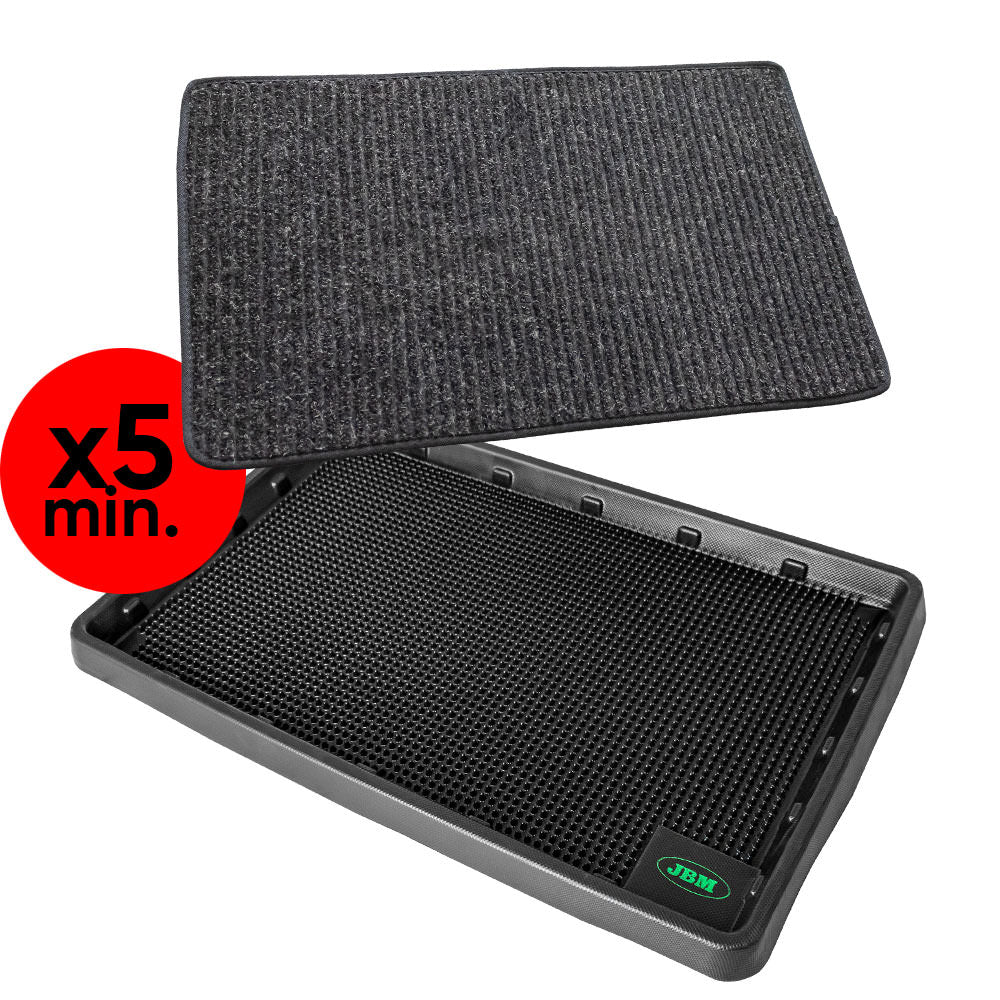 X1 DRYING CARPET 53863 + X1 MAT WITH TANK FOR DISINFECTANT LIQUID 53862
