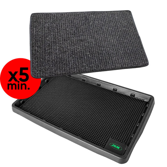 X1 DRYING CARPET 53863 + X1 MAT WITH TANK FOR DISINFECTANT LIQUID 53862