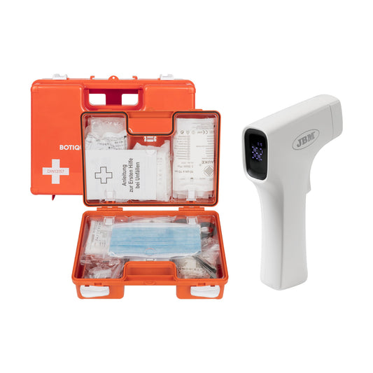 53794 PROFESSIONAL INFRARED THERMOMETER + 54072 FIRST AID KIT DIN13157