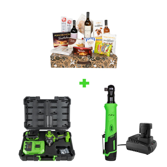 60024 ½” BRUSHLESS RATCHET + 60051C IMPACT WRENCH