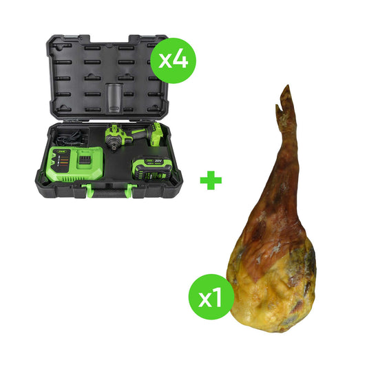 60052C IMPACT DRILL (X4) + SPANISH HAM