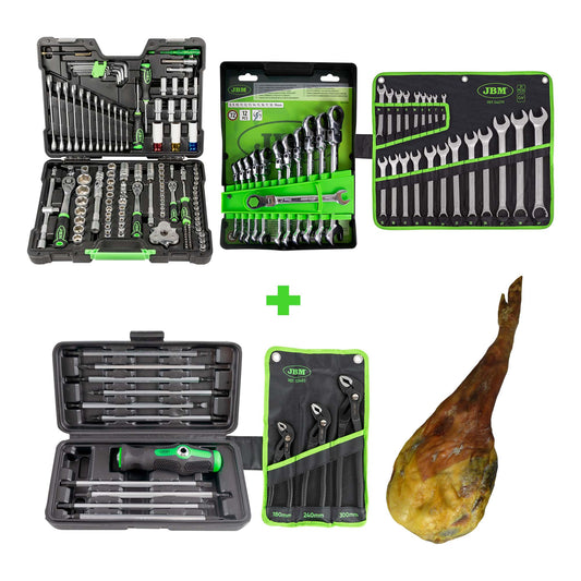 54082 132 PIECES HEXAGONAL SOCKET TOOL SET - ZINC FINISH + 51318 + 54079 + 53010 + 53483