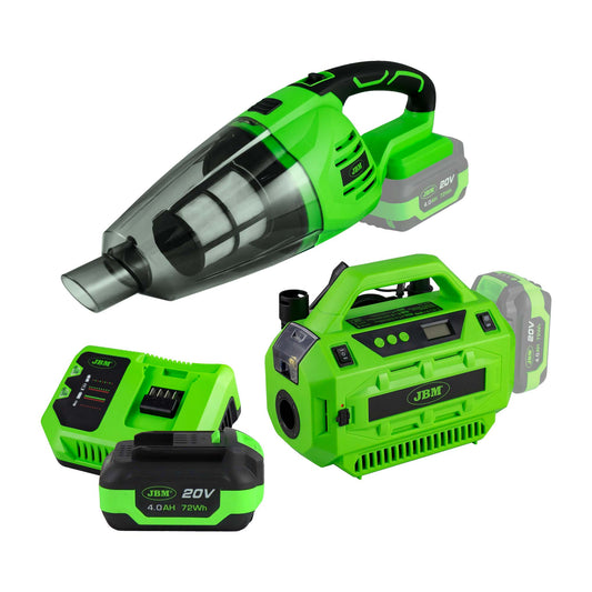 60001 HANDHELD VACUUM CLEANER  + 60003 ELECTRIC AIR COMPRESSOR PUMP + 60013 + 60016