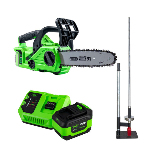 52492 MANUAL WOOD SPLITTER + 60029 BRUSHLESSTO BATTERY CHAINSAW + 60016 + 60015