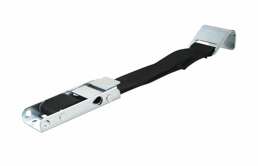 Buckle with spring lock + belt with flat hook