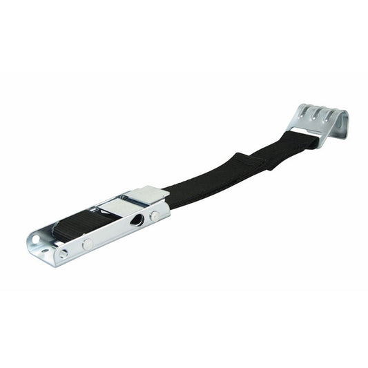 Buckle with spring lock + belt with ribbed hook