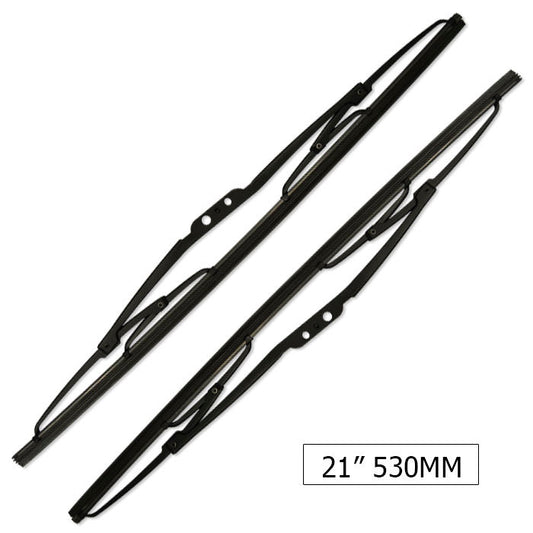 TWO UNIT UNIV. WIPER BLADE 21" 530MM