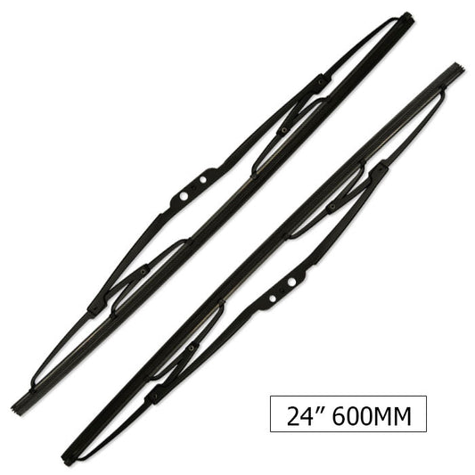 TWO UNIT UNIV. WIPER BLADE 24" 600MM