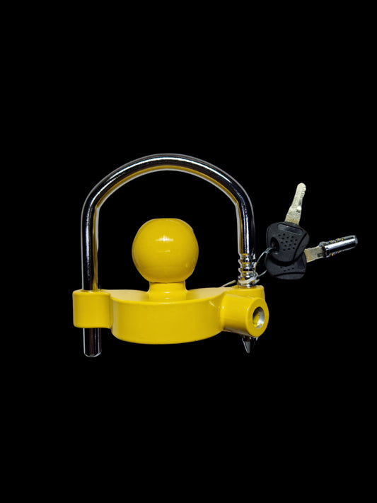 Trailer hitch lock protection