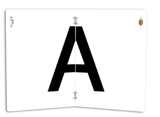 Vehicle marking, waste transport "A", vertical folding