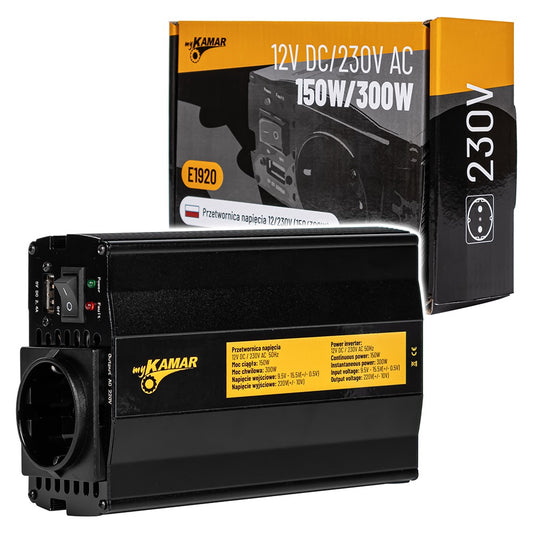 Voltage converter 12/230V (150/300W)