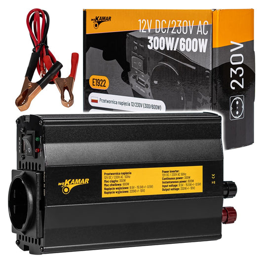 Voltage converter 12/230V (300/600W)