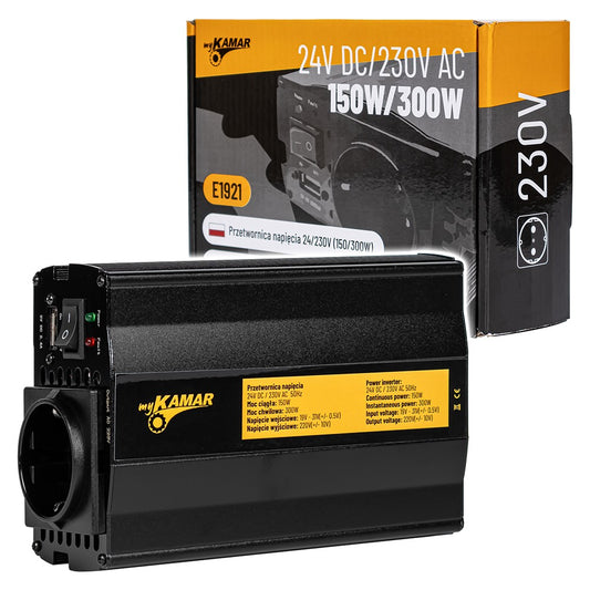 Voltage converter 24/230V (150/300W)