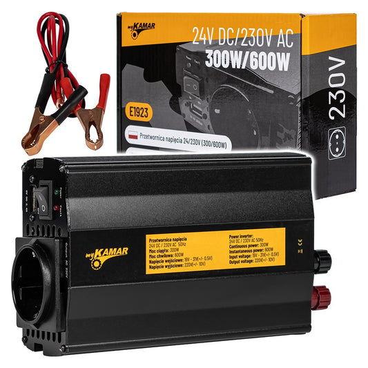 Voltage converter 24/230V (300/600W)