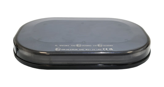 Warning bar LED 248x171x37mm R65 R10 DARK