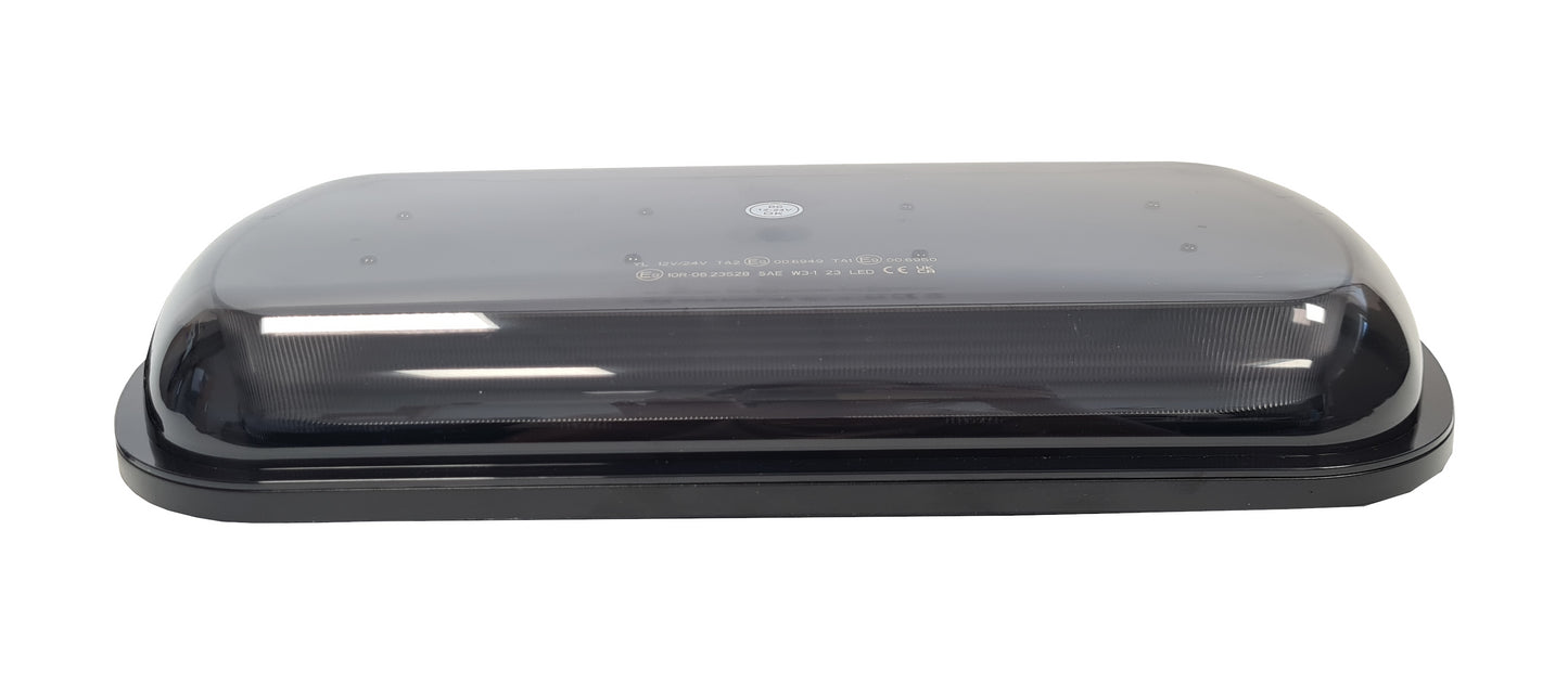 Warning bar LED 436x216x60mm R65 R10 DARK