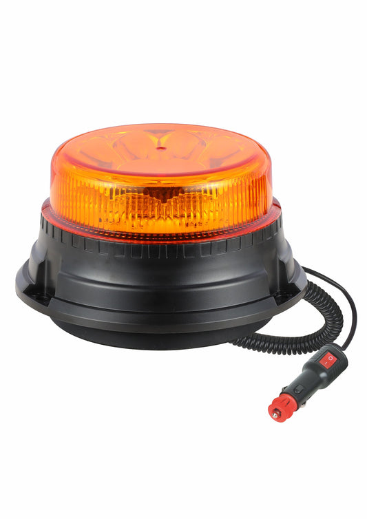 Warning lamp 12x LED R65 R10 magnet 4 flashes
