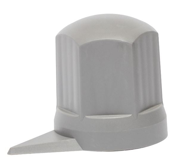Wheel nut cover with indicator high(49mm) 32 grey