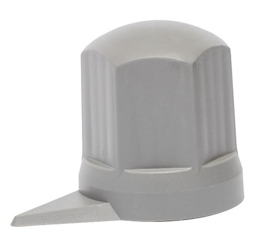 Wheel nut cover with indicator high(49mm) 32 grey
