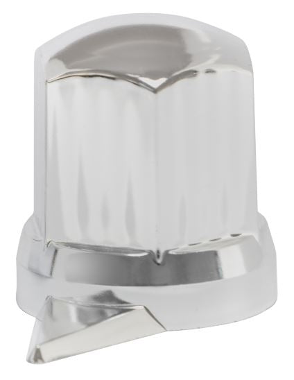 Wheel nut covers with indicators high(49mm) 33 chrome