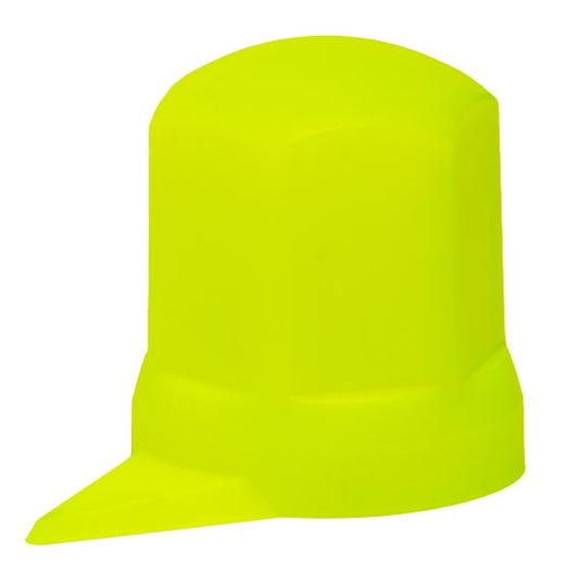 Wheel nut covers with indicators high(49mm) 33 yellow neon