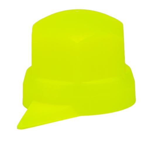 Wheel nut covers with indicators low(35mm) 32 yellow neon