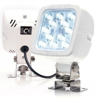 Work lamp with switch, white 696 W82